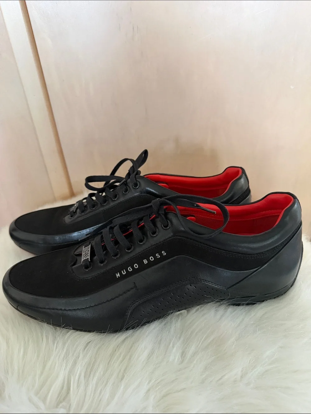 Hugo Boss HB Racing 50307934 Black Leather Sneakers